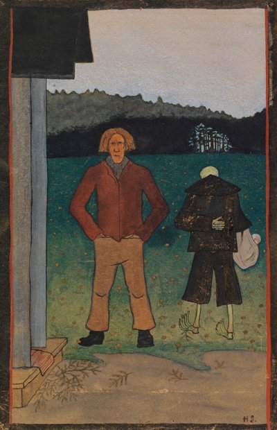 Der Tod und der Bauer von Hugo Simberg