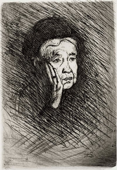 Die Tante des Künstlers von Hugo Simberg