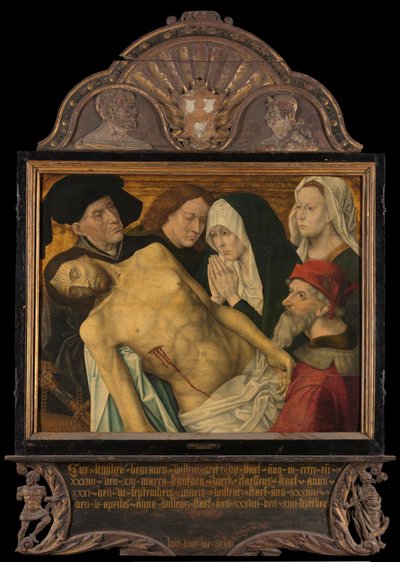 Die Beweinung, um 1527 von Hugo van der (after) Goes