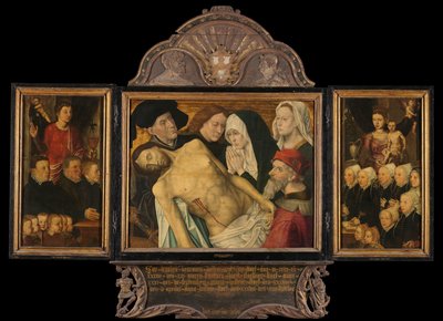 Die Beweinung, um 1527 von Hugo van der (after) Goes