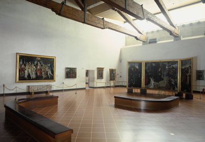 Museumsraum, der den 