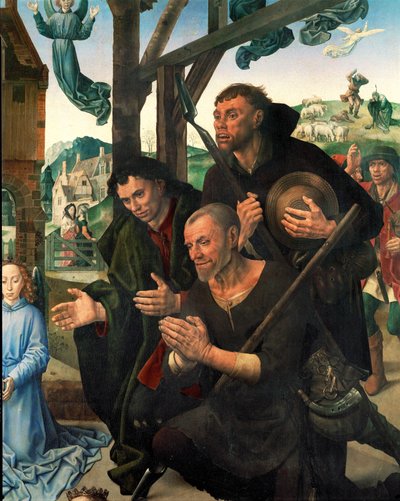 Drei Hirten von Hugo van der Goes