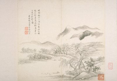 Album nach alten Meistern und Gedichten von Hui Wang