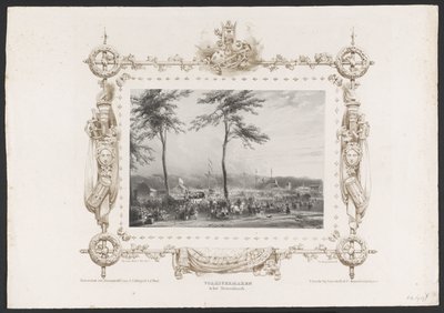 Kirmes und andere Vergnügungen, 1836 von Huib van Hove Bz