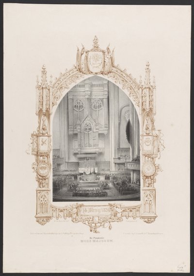 Promotion More Majorum, 1836 von Huib van Hove Bz