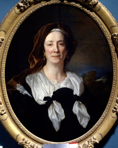 Porträt von Marie Serre, Mutter des Künstlers von Hyacinthe Francois Rigaud