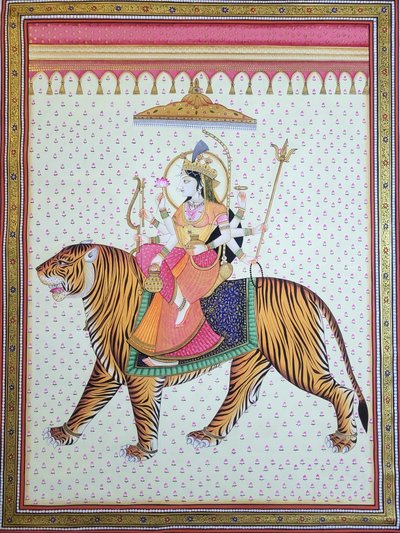 Göttin Durga auf dem Tiger von IMAGINEERS STUDIO
