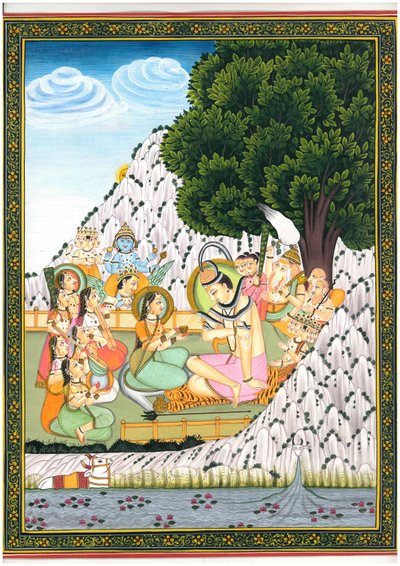 Shiva Parvati Göttliches Treffen von IMAGINEERS STUDIO
