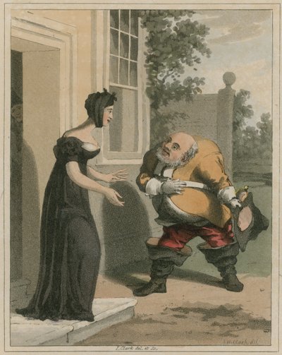 Illustration aus Hudibras von Samuel Butler von I Clark