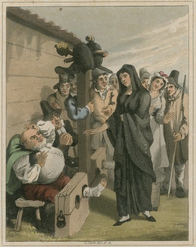 Illustration aus Hudibras von Samuel Butler von I Clark