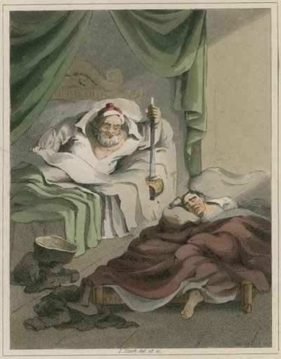 Illustration aus Hudibras von Samuel Butler von I Clark