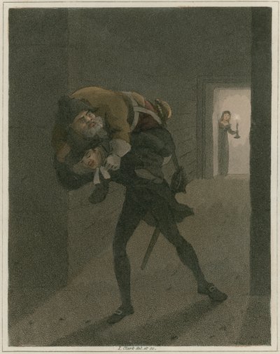 Illustration aus Hudibras von Samuel Butler von I Clark