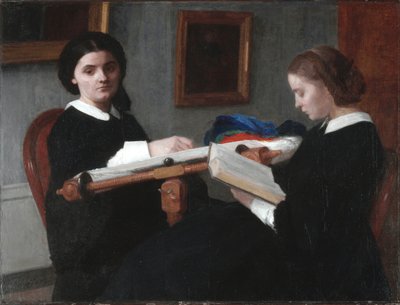 Die zwei Schwestern von Ignace Henri Jean Fantin-Latour
