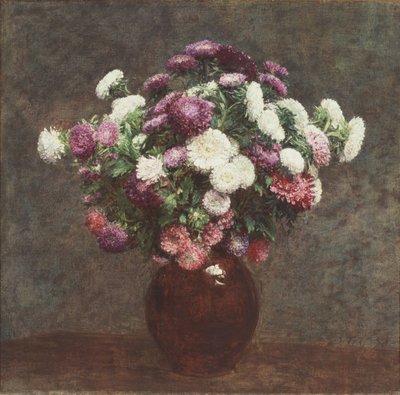 Astern in einer Vase von Ignace Henri Jean Fantin Latour