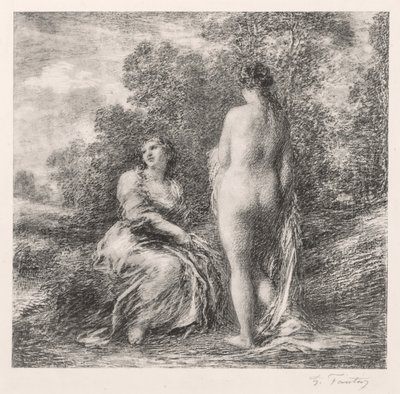 Badende, 1881 von Ignace Henri Jean Fantin Latour