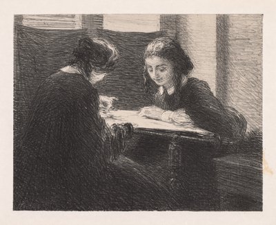 Die Stickerinnen von Ignace Henri Jean Fantin Latour