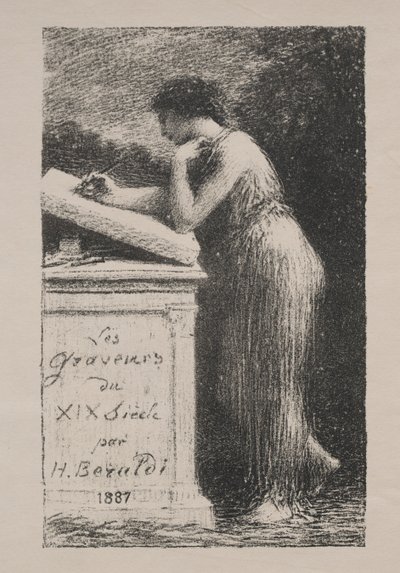Die Lithographie, 1887 von Ignace Henri Jean Fantin Latour