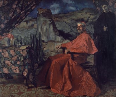 Der Kardinal – 1912 – Öl auf Leinwand – 201 × 236 cm von Ignacio Zuloaga y Zabaleta
