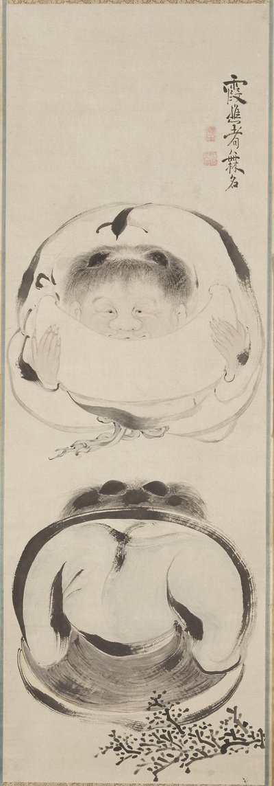 Kanzan und Jittoku von Ike Taiga