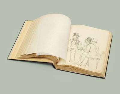 Ilya Repins Pariser Skizzenbuch mit 120 Zeichnungen, datiert 1872-1875, ca. 1872-1875 von Ilya Efimovich Repin