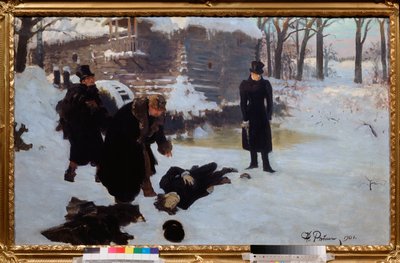 Das Duell (Der Tod des Dichters Alexander Puschkin) von Ilya Efimovich Repin