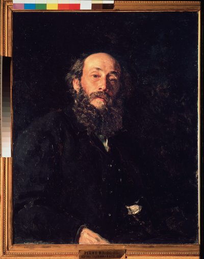 Porträt des Künstlers Nikolai Ge von Ilya Efimovich Repin