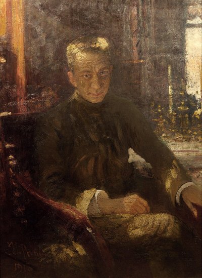 Porträt von Alexander Kerenski 1881-1970, 1917-1918 von Ilya Efimovich Repin