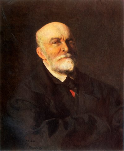 Porträt des Chirurgen Nikolai Iwanowitsch Pirogow, 1881, 1965 von Ilya Efimovich Repin