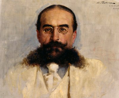 Porträt von Vladimir I. Nemirovich-Danchenko 1858-1943, 1899 von Ilya Savvich Galkin