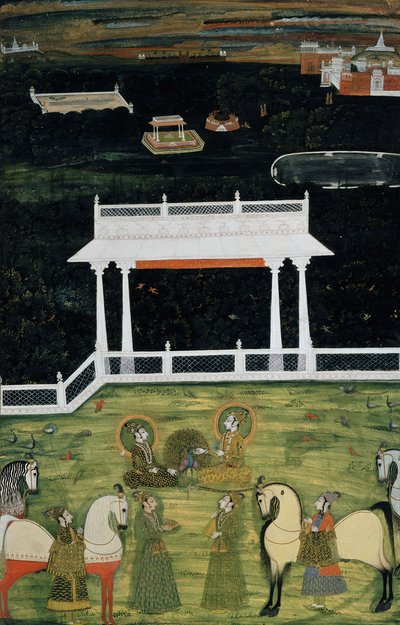 Ein fürstliches Paradies, ca. 1750-1760 von Indian School