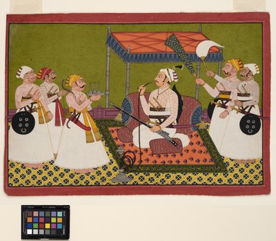 Ein Maharaja von Samode von Indian School