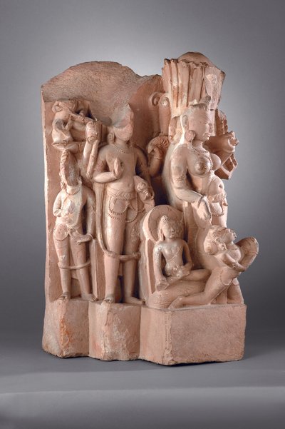 Begleiter von Vishnu mit Gada, 10.-11. Jahrhundert von Indian School