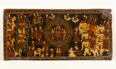 Jain Buchdeckel von Indian School