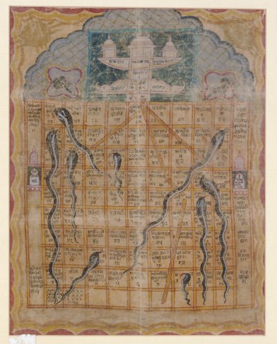 Gemälde von Gyan Bazi, Rajasthan von Indian School