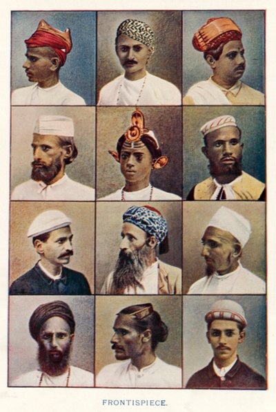 Indische Eingeborene: Frontispiz von Indian photographer