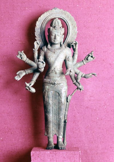 Avalokitesvara. Buddhistische Gottheit. Statuette aus Java - 8. Jahrhundert v. Chr. Paris, Musée Guimet von Indonesian