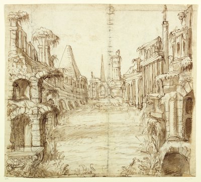 Das gefallene Haus der Ritterlichkeit, ca. 1610 von Inigo Jones
