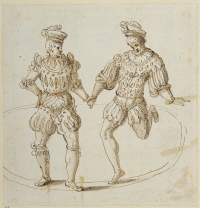 Walisische Tänzer von Inigo Jones