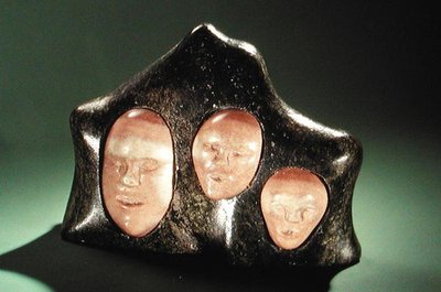 Drei Lebensalter des Menschen, aus Cape Dorset von Inuit School