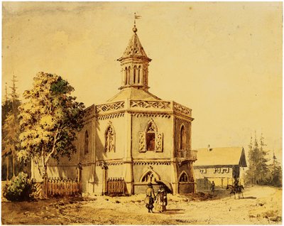 Der Milchhof-Pavillon im Pawlowsk-Park von Iosif Ivanovich Charlemagne