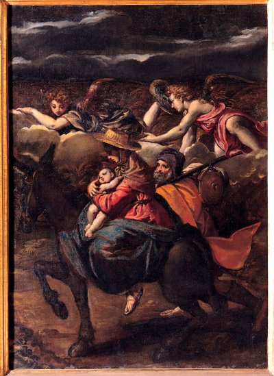 Die Flucht nach Ägypten von Ippolito Scarcella