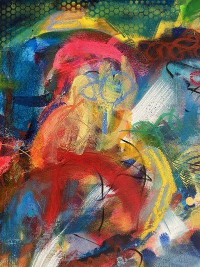 Lebhafter Ausdrucksfluss von Irene Chua