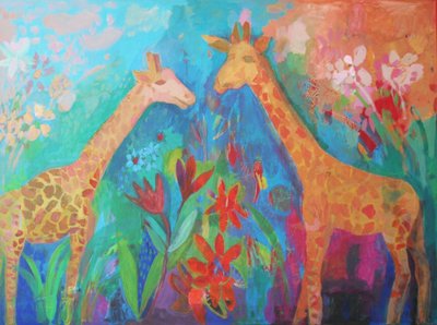 Lebendige Dschungel-Giraffen von Iria Fernandez