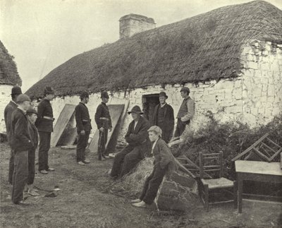 Zwangsräumungsszene, County Clare von Irish Photographer