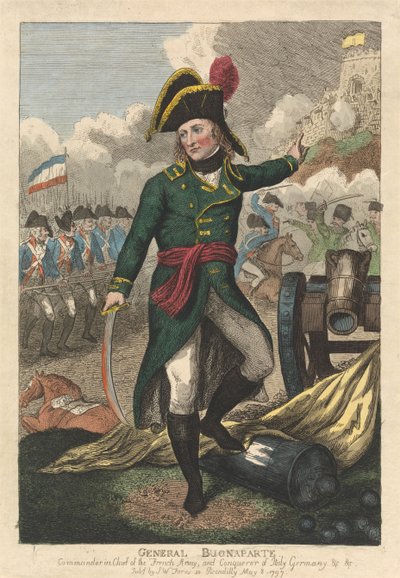 General Buonaparte von Isaac Cruikshank