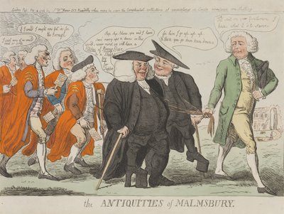Die Altertümer von Malmsbury von Isaac Cruikshank