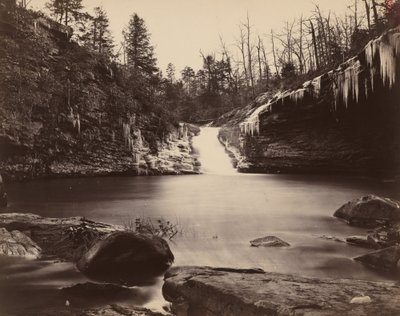 Lula Lake, Upper Falls, Lookout Mountain, Georgia von Isaac H. Bonsall