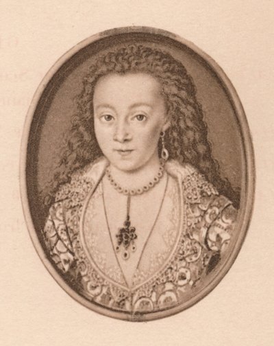Porträt - Arabella Stewart, 16. Jahrhundert, 1904 von Isaac Oliver I