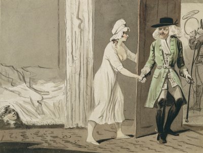 Der Gehörnte geht auf die Jagd, ca. 1800 von Isaac Robert Cruikshank