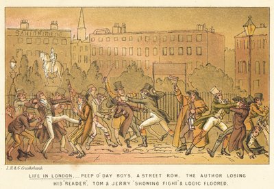 Leben in London von Isaac, Robert and George Cruikshank